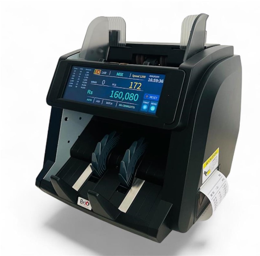 Vertical, Multi-Currency Mix Value Counting Machine   Model: CT-997VP